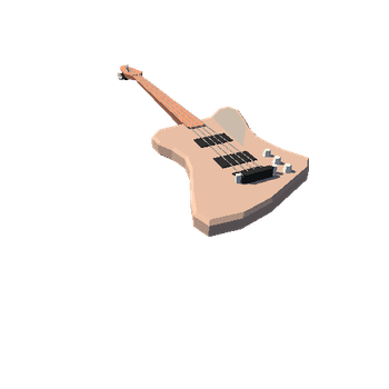 Bass Guitar Beige